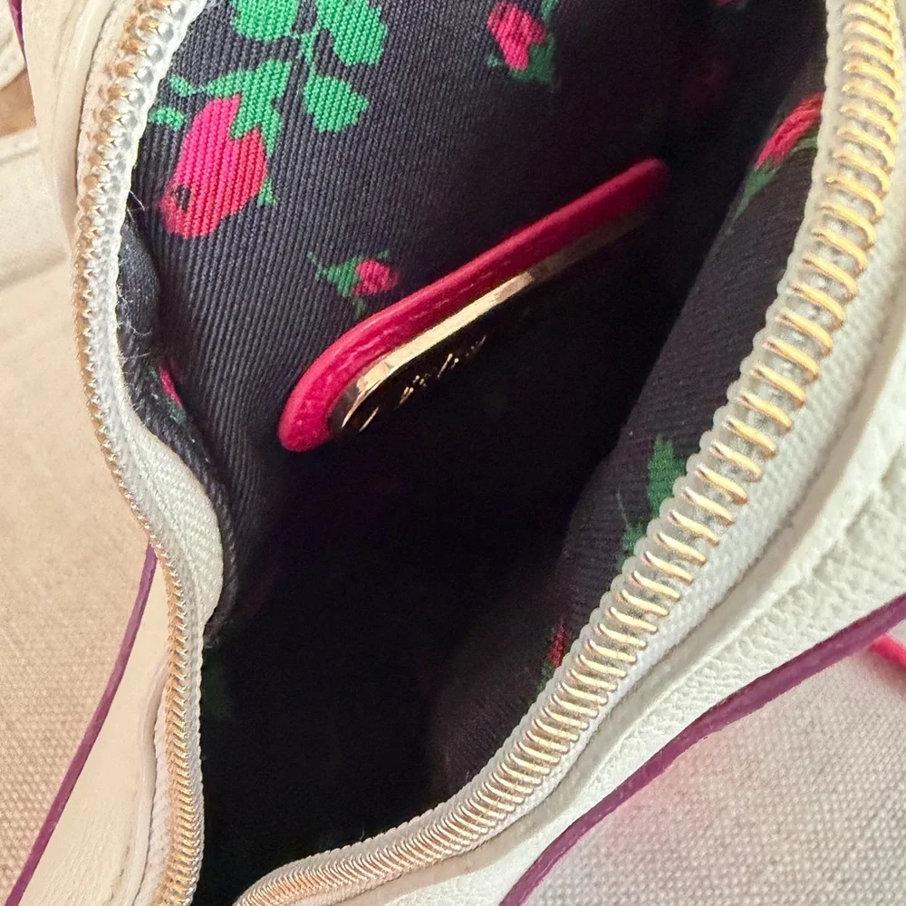 Betsey Johnson Roller Shoe Crossbody Bag - Pink, Blue & Yellow Sparkle - Picture 6 of 7